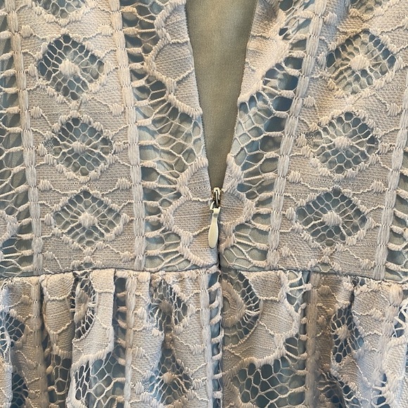 šAltarād STATE | light baby blue sleeveless lace dress size XS - Picture 4 of 6